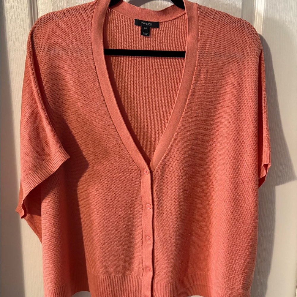 RW&CO. Coral Knit Sweater
